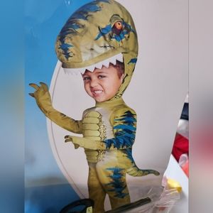 Spirit Dinosaur Kids Costume - Green and Blue